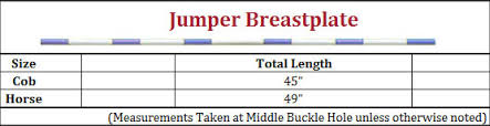 Breastplate Size Chart At Nunn Finer