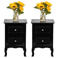 Maybe you would like to learn more about one of these? Nightstand Set Of 2 2 Drawers Bedroom Side Table Bedside Table Density Board Spray Paint Dressers Stable Chest Of Drawers Compact Storage Drawers Holds Up To 180 Lbs Black Q4415 Walmart Com Walmart Com
