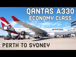trip report qantas a330 perth to sydney