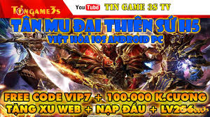 Game Mobile Private| Tân Mu Đai Thiên Sứ H5 Việt Hóa IOS Android PC Free  Vip7 100K KC Code