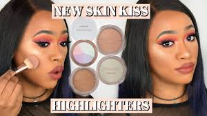 new skin kiss highlighters swatches