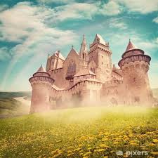 Wall Mural Fairy Tale Princess Castle