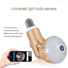 Dp3 Wireless Led Light Bulb Camera Panoramic 360 Degree 1080p Wifi Hd Night Vision Surveillance Cameras With E27 Standard Base Free Shipping Dealextreme