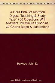 4 Hour Book Of Mormon Digest Teaching Study Text 1700