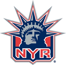 Other new york rangers logos and. New York Rangers Alternate Logo 1997 Ranger Shield In 3d With Statue Of Liberty Head And Nyr In Red New York Rangers New York Rangers Logo Nhl Logos
