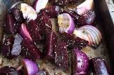 baked beetroot and red onion