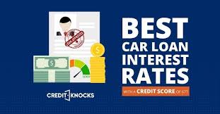 Best Auto Loan Rates With A Credit Score Of 670 To 679