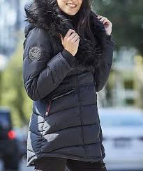 Canada Weather Gear Black Faux Fur