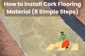 how to install cork flooring material