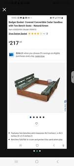 Sandbox With Bench Seats New In Box For
