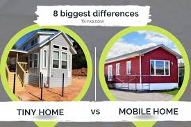 tiny homes vs mobile homes what s