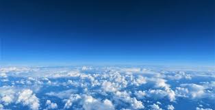 wallpaper blue sky above clouds