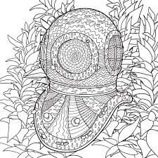 Dolphins football coloring pages luxury algae coloring pages lovely. Hand Drawn Antique Divers Helmet And Algae Coloring Pages For Coloring Home