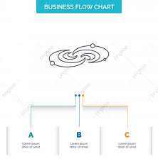 Galaxy Astronomy Planets System Universe Business Flow Chart