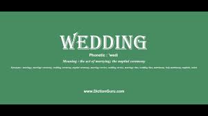 ounce wedding with phonetic