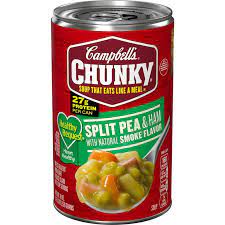 Campbell S Healthy Request Split Pea Soup gambar png