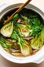 vegetarian bok choy soup 上海青菜湯