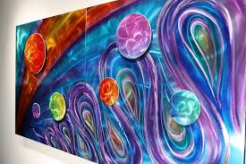 Colorful Metal Wall Art Painting
