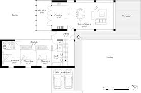 plan maison d architecte contemporaine