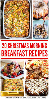 Breakfast casseroles are a great idea whether you're feeding a crowd or streamlining your mornings. 20 Delicious Christmas Breakfast Recipes Making Lemonade