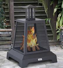 Outdoor Fireplace Chiminea Wood Burning