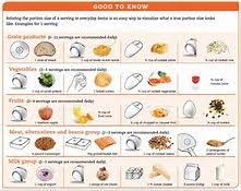 Printable Food Portion Size Charts Bing Images Food
