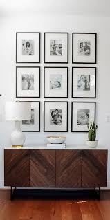 Black And White Family Wall Display