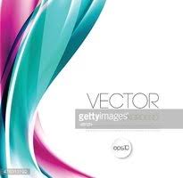 Abstract Wave Template Background Brochure Design Stock