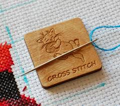 Amazon Com Needle Minder Cat Cross Stitch Pattern Holder