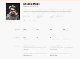 The best and easy to use html5 resume templates which you can use for the creation of blog. Myprofile Free Professional Personal Bootstrap Cv Simple Html Resume Website Template Uicookies
