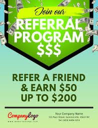 Referral Program Flyer Template Postermywall