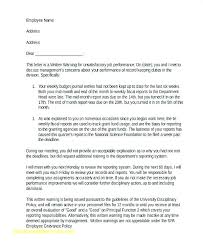 Sample Letter Employee Disciplinary Meeting Formal Warning Template