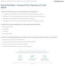tour operators travel agents