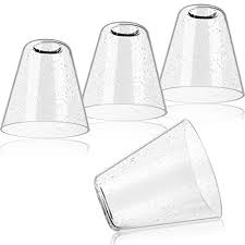 4 pack glass lamp shade replacement