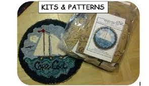 kits patterns hand drawn hooking