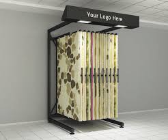 carpet display rack rotating book