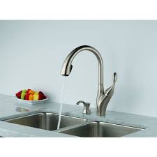 A brief review on each kitchen faucet is also included. Shop Delta Berkley Stainless 1 Handle Pull Down Kitchen Faucet At Lowes Com Kitchen Faucet Lowes Home Improvements Kitchen Taps