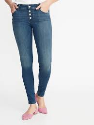 Mid Rise Button Fly Rockstar Jeans For Women In 2019