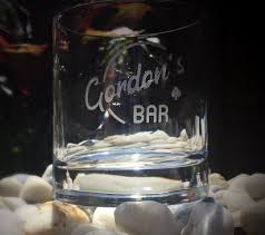 Hand Etched Crystal Glass