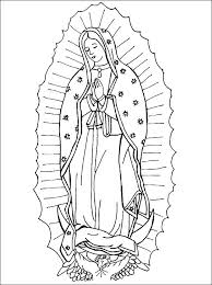 Our lady of guadalupe and saint juan diego printables activity packet. Virgen De Guadalupe Coloring Pages Coloring Home