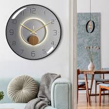 Modern Design Light Shadow Wall Clock