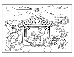 25 free christmas coloring pages