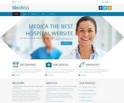 Free Medical Templates Download Website Hospital Management System