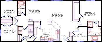 Floor Plan Rectangle House Plans