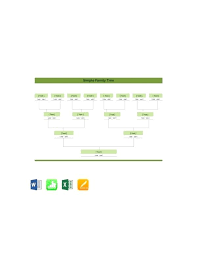 Simple Family Tree Template Maker Create In Word