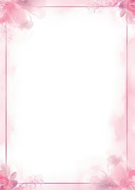 pink watercolor frame psd vector frame