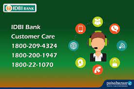 idbi bank customer care 24x7 toll