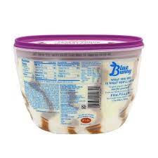 Blue Bunny No Sugar Added Ice Cream Nutrition gambar png