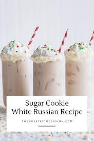 sugar cookie white russians the