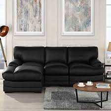 Check spelling or type a new query. Buy Black Leather Sectional Sofa Couch With Chaise Modern Black L Shape Wide Chaise Top Grain Leather Sectional Couch Sofa Lounger Home Furniture Sectionals Sofas Couches For Livingtheater Room Sofa Online In